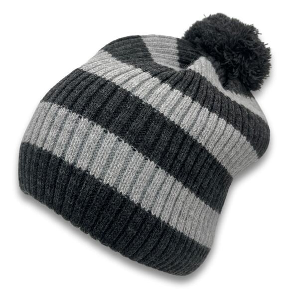 CC Exclusives Cable Style Angora Slouch Chunky POM Beanie Winter Hat Ski Cap - Picture 1 of 6